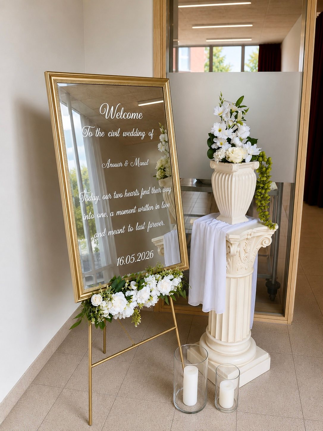 Welkomstdecoratie